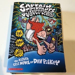 4 Captain Underpants Books